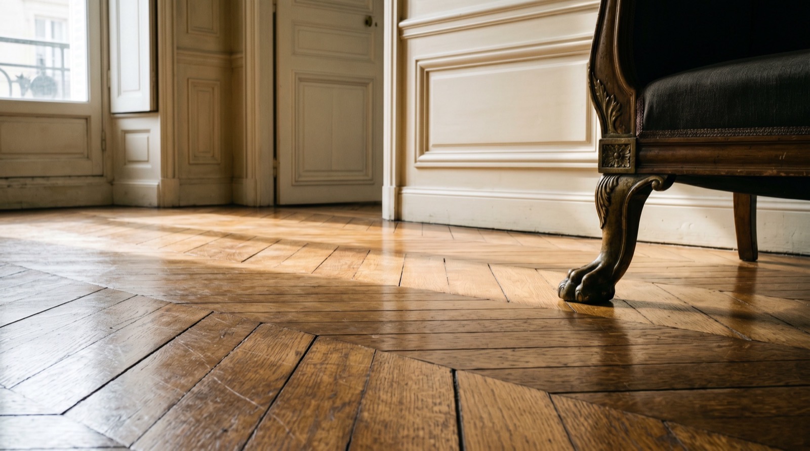 Rénovation & sols d'exception — parquets, peintures, moulures